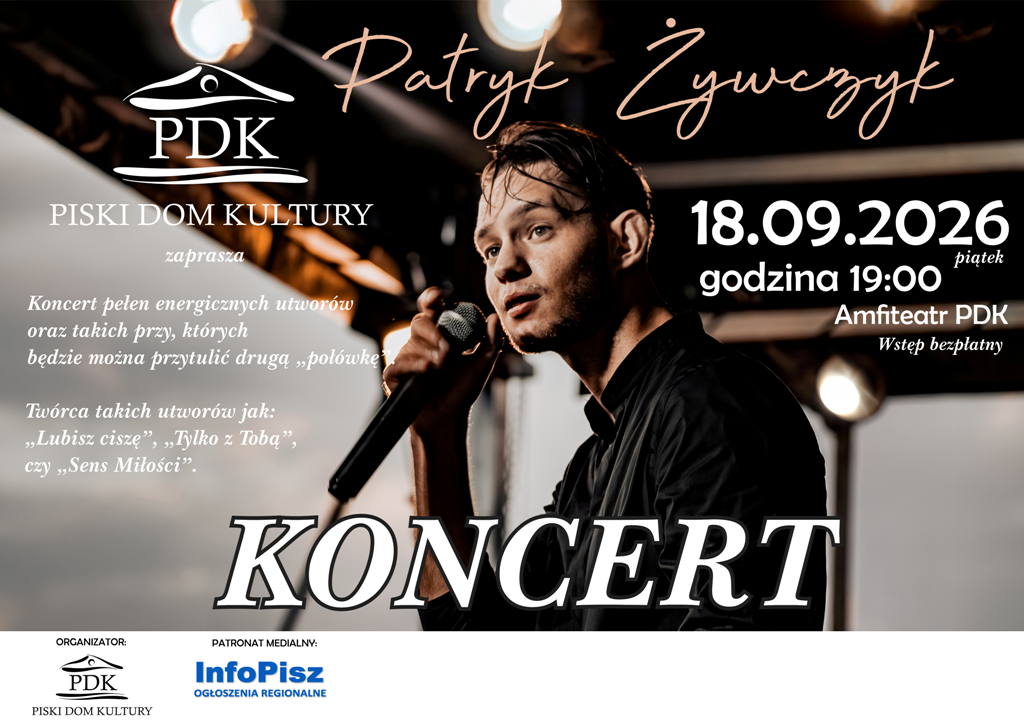 Koncert Patryk Żywczyka 