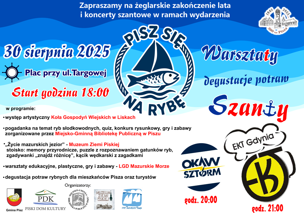 Pisz się na rybę - żeglarskie zakończenie lata