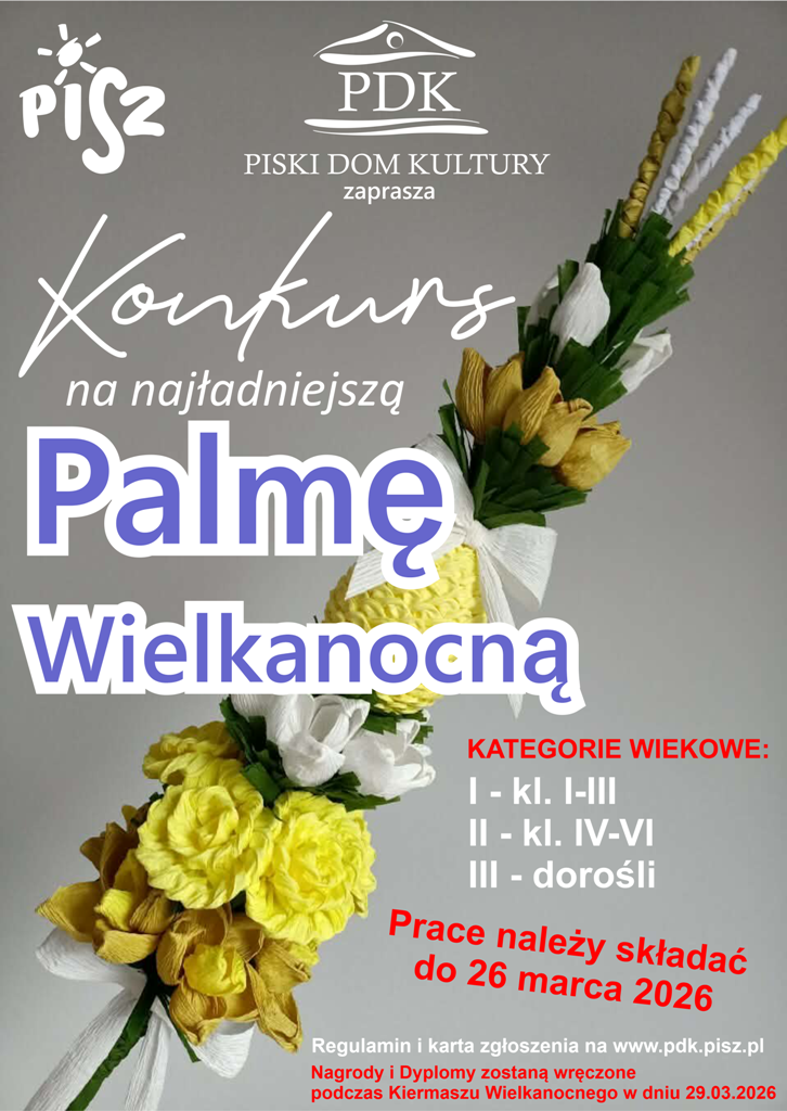 Konkurs na najładniejszą Palmę Wielkanocną 