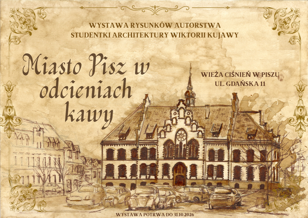 Wystawa szkiców "Pisz Kawą Malowany"