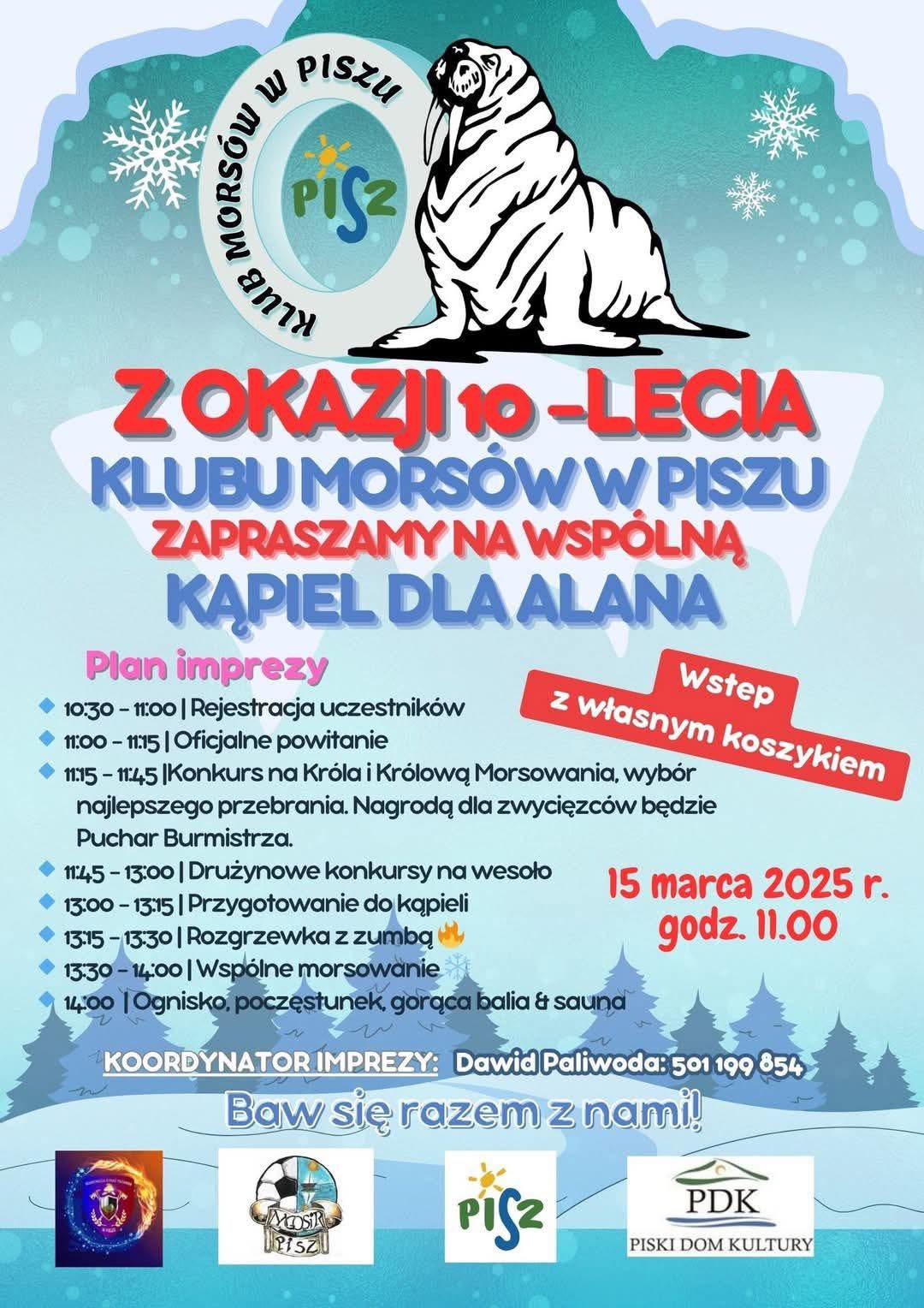 10 lecie Klubu Morsów w Piszu 