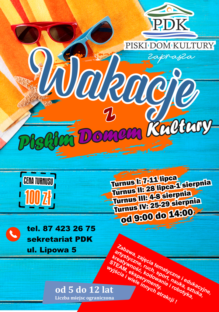 Wakacje z PDK 