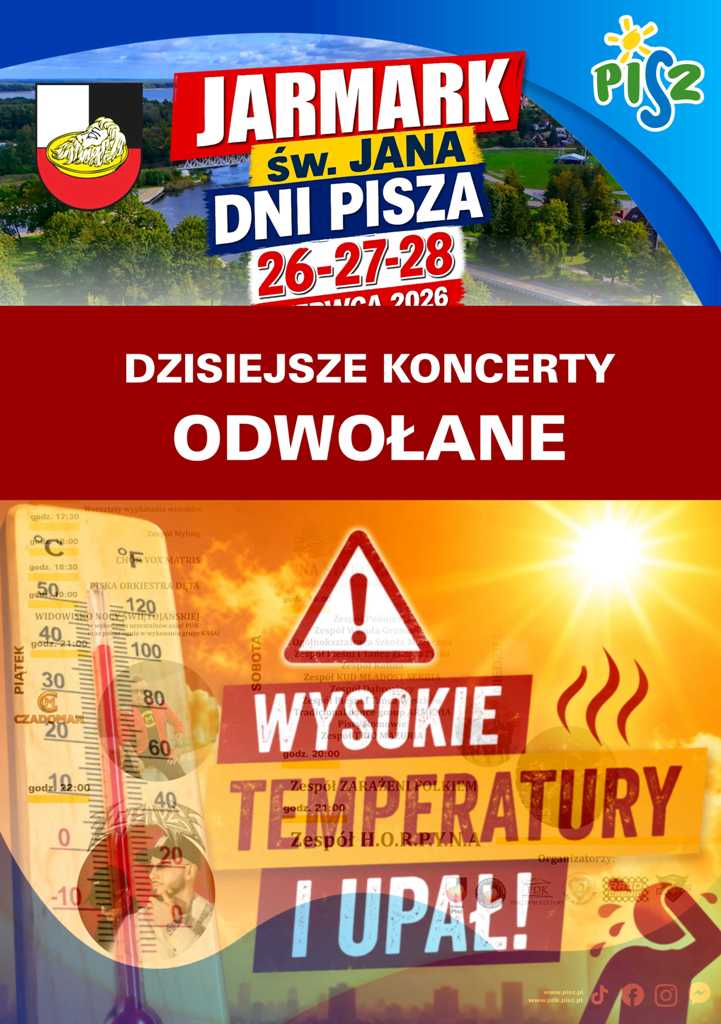 Koncerty odwołane 