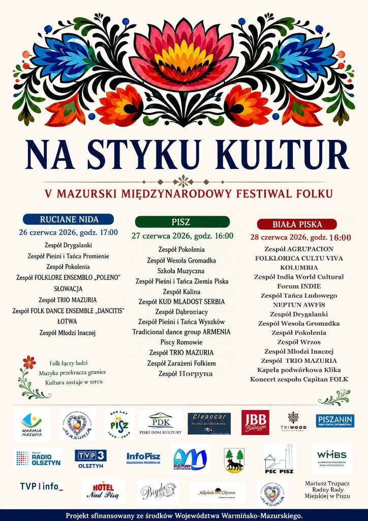 V Mazurski Międzynarodowy Festiwal Folku Na Styku Kultur 
