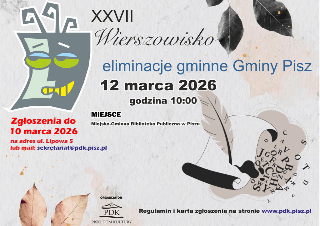 XXVII Wierszowisko eliminacje gminne Gminy Pisz