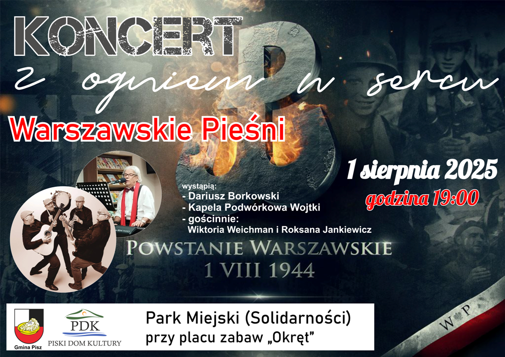 Koncert Z ogniem w sercu - Warszawskie pieśni 