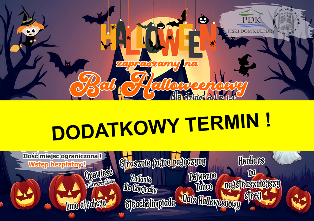 Bal Halloweenowy - dodatkowy termin 