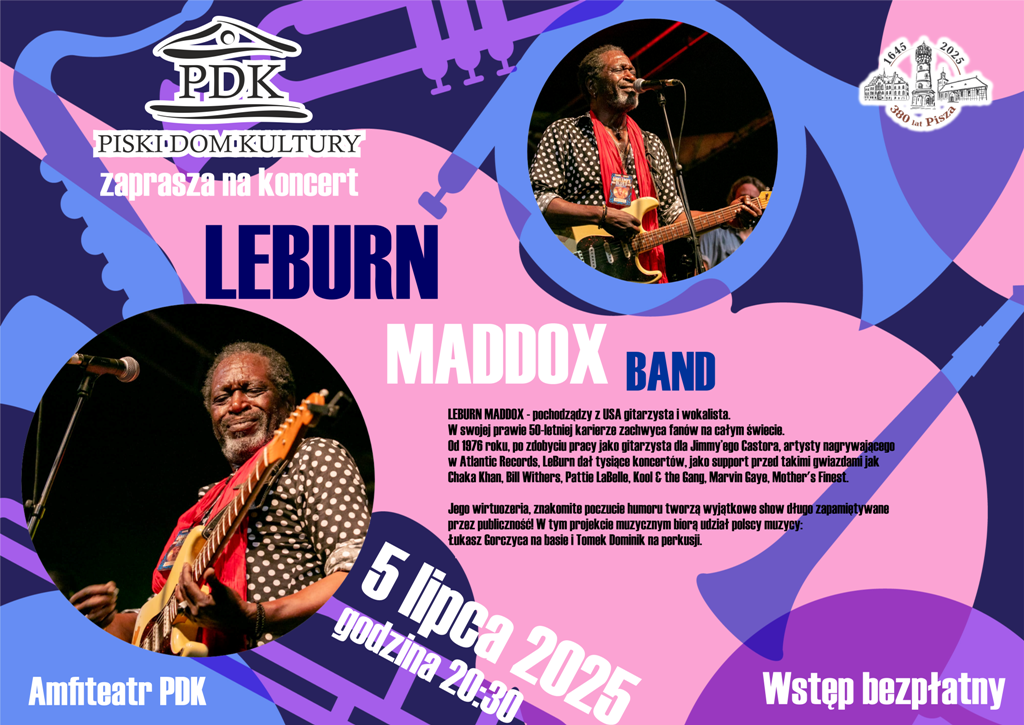 Koncert LEBURN MADDOX Band